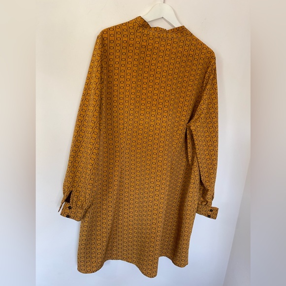 Womens primark Size 20 Tunic dress Mustard Long Sleeve - Picture 4 of 5